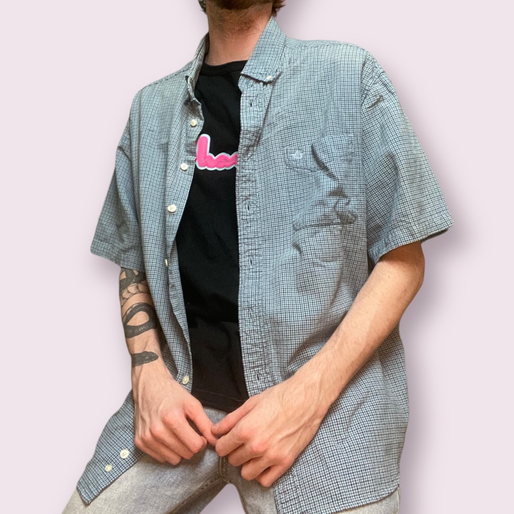 Vintage Dockers 90s short sleeve button up